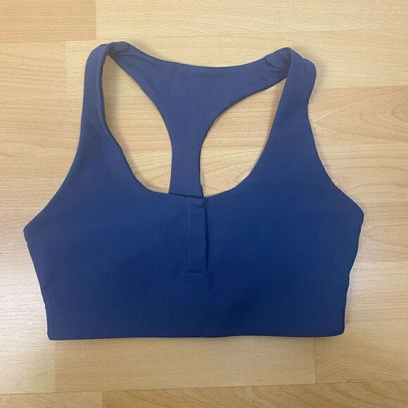 L*Space Active Underdog Henley Ribbed Sports Bra - Picture 2 of 6